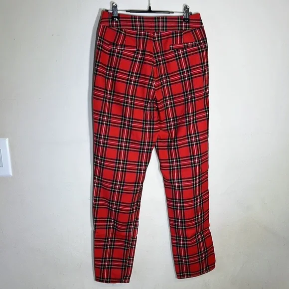 Adika Red Plaid Pants - Picture 4 of 5